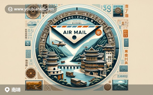 郵票上的云水謠古鎮(zhèn)與福建土樓，展現(xiàn)南靖縣363600郵編的美麗風(fēng)景與文化遺產(chǎn)