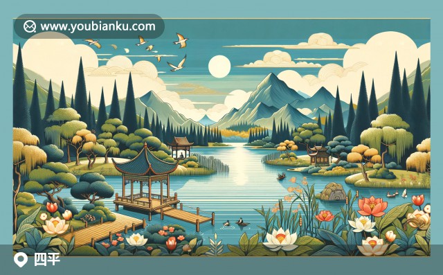 四平自然美景、特色美食與歷史文化的完美融合，展現(xiàn)二龍湖風(fēng)景區(qū)、伊通燒鴿子與四平戰(zhàn)役紀(jì)念館