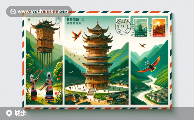 苗族鼓樓、舞蹈與服飾的精美呈現(xiàn)，中國郵票上的城步風(fēng)情，展現(xiàn)壯麗山川與民族文化