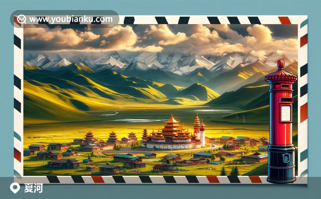 甘南夏河：拉卜楞寺、?？撇菰L(fēng)光與郵政元素的完美結(jié)合