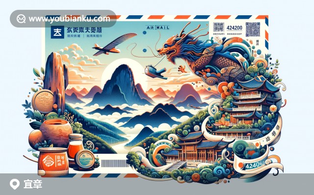 宜章縣明信片：雄偉萬佛山，特色紅茶與萬華巖歷史文化