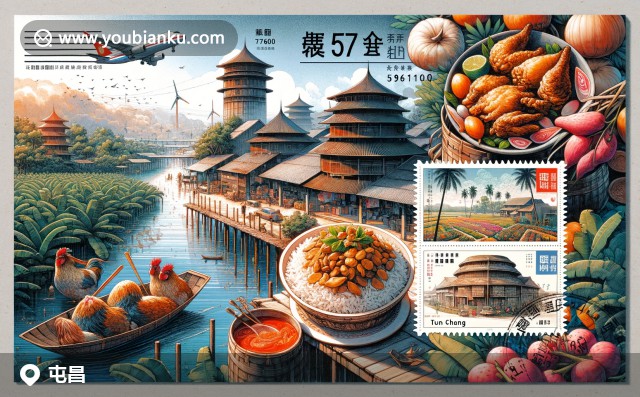 屯昌風(fēng)光：檳榔大道、標(biāo)志性美食與歷史建筑的郵遞藝術(shù)，郵編571600