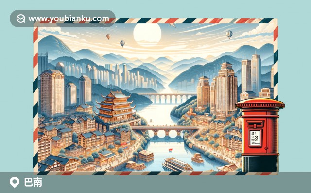 美麗的巴南區(qū)：南山、長(zhǎng)江邊的漁場(chǎng)景與傳統(tǒng)重慶小面風(fēng)情，郵戳401320的中國(guó)元素