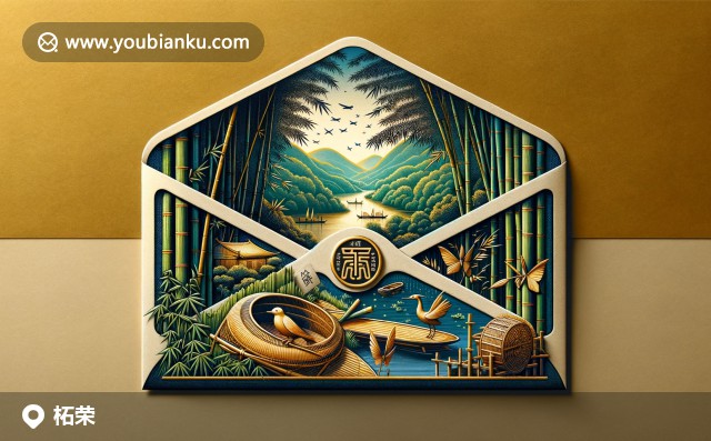 寧德柘榮縣竹林風(fēng)光與傳統(tǒng)竹編藝術(shù)郵票設(shè)計