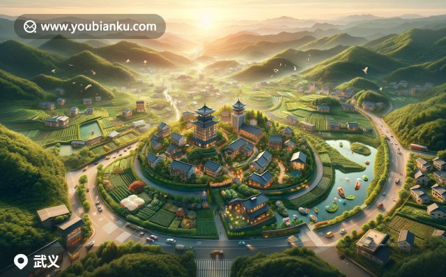 浙江省金華市武義縣：熱氣球升空、茶園翠綠與溫泉蒸汽的特色景觀