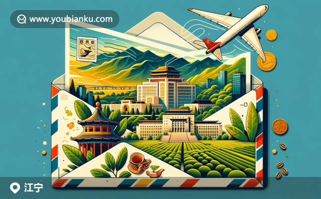 獨(dú)特的江寧區(qū)風(fēng)貌：南京航空航天大學(xué)、牛首山文化和碧螺春 - 211100郵編區(qū)域視覺藝術(shù)