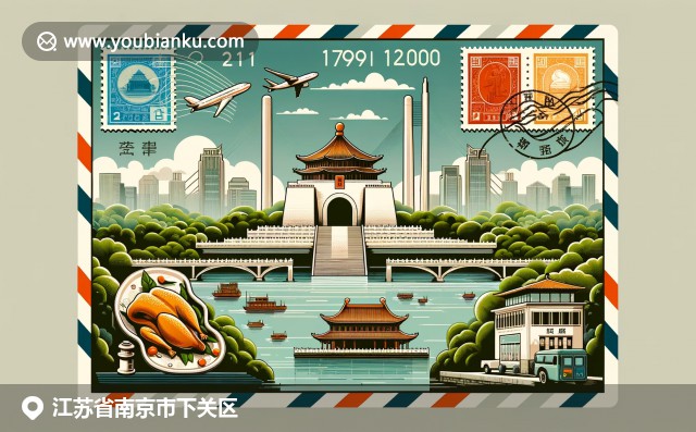 南京歷史文化與現代生活的完美結合，展現中山陵、長江大橋和鹽水鴨，咸鮮美味