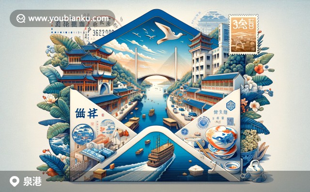 郵封內(nèi)的歷史記憶 - 洛陽橋、德化瓷與海上絲綢之路在泉港區(qū)的交匯