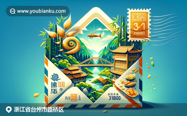 浙江臺(tái)州路橋區(qū)文化特色：永寧橋、特色小吃和竹林風(fēng)光的現(xiàn)代創(chuàng)意設(shè)計(jì)