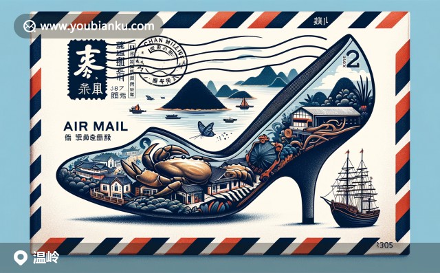 溫嶺特色：鞋山、毛蟹與傳統(tǒng)漁船郵票設(shè)計(jì)，展示漁業(yè)歷史與郵政文化