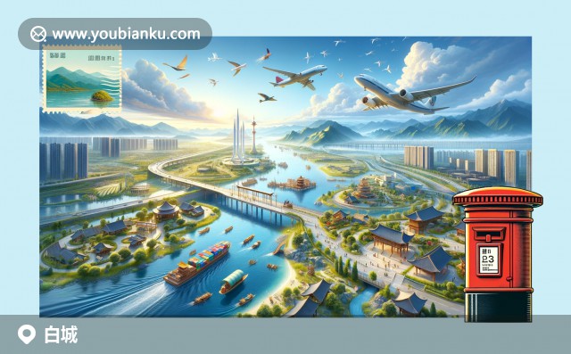 吉林白城莫莫格濕地與郵政元素完美融合，展現(xiàn)自然美景和郵政文化