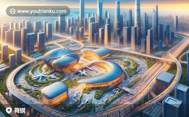 航空信封上的舞鋼市風(fēng)光：壯觀的嵩山、煉鋼工廠和傳統(tǒng)豫菜，郵編462500，郵政主題藝術(shù)創(chuàng)作