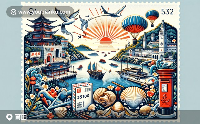 莆田木雕藝術(shù)與莆仙戲融合，展現(xiàn)豐富文化底蘊(yùn)；美味誘人的莆田鹵面代表美食特色