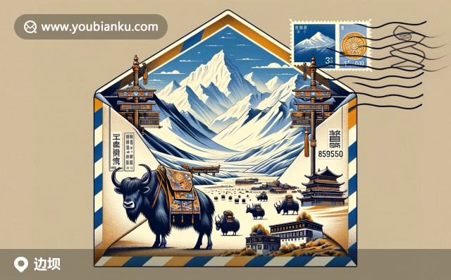 邊壩縣郵票插畫 - 展現(xiàn)獨特文化與自然風光