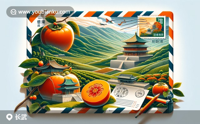 創(chuàng)意視角下的長武縣特色 - 法門寺、黃土丘陵與柿子郵筒藝術(shù)融合